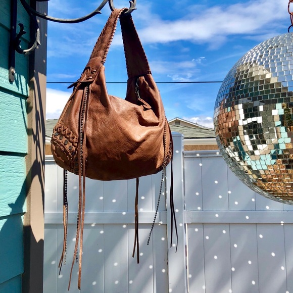 Juicy Couture Handbags - Juicy Couture 🖤 Leather Hobo with Embellishments